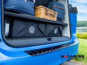 Volkswagen ID. Buzz Rear Bumper Sill Cover - Bumperdillo - Black Finish Volkswagen ID. Buzz Rear Bumper Sill Cover - Bumperdillo - Black Finish